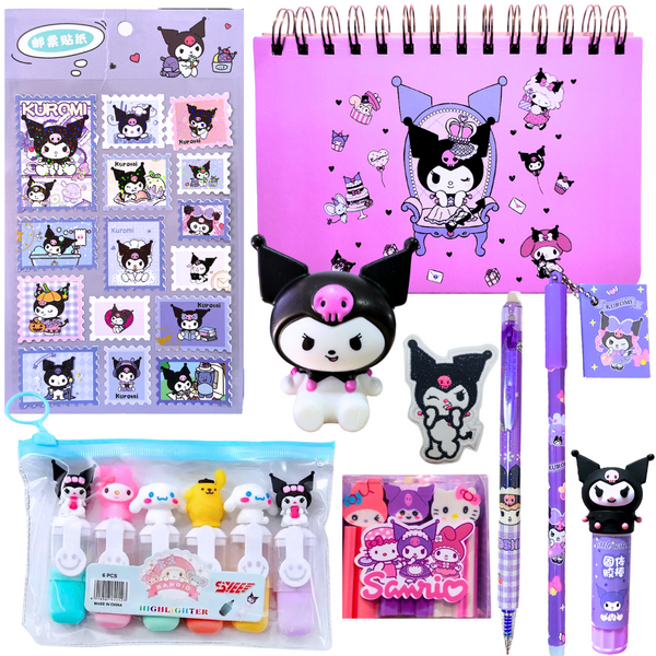 Box Regalo con Planificador Semanal Papelería Kuromi