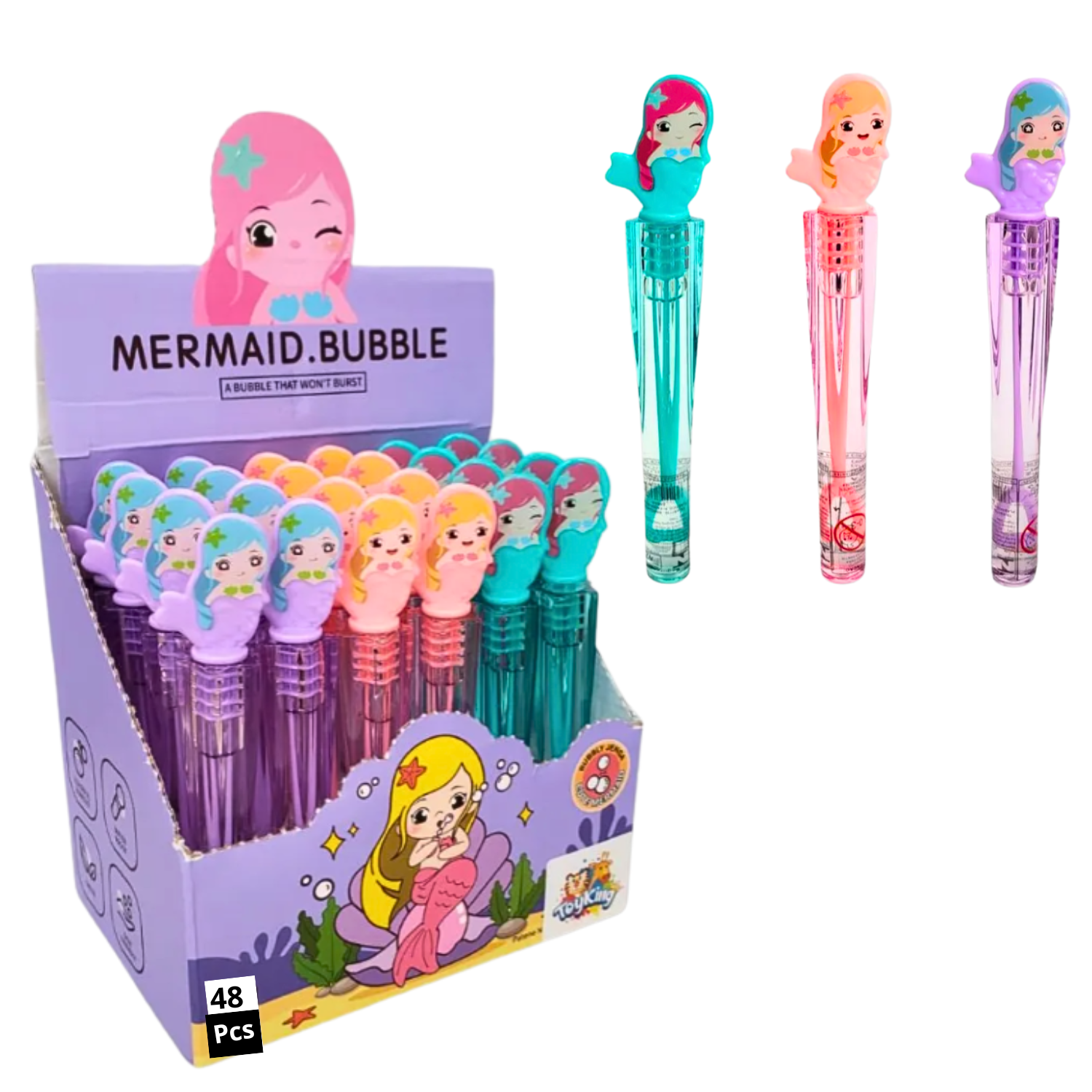 Pack De 48 Mini Pomperos De 17 Ml – Botes De Colores Con Varita Para Fiestas, Cumpleaños Y Bolsas De Regalos