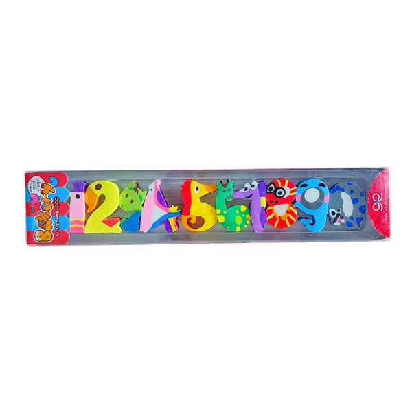 Gomas De Borrar Números Kawaii