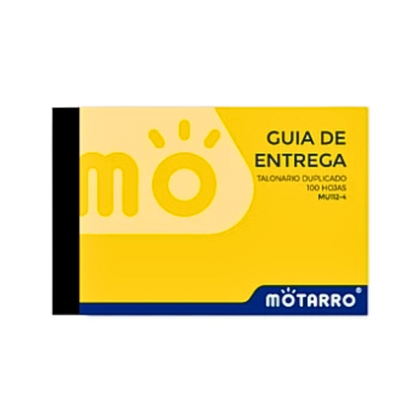 Talonario Guía De Entrega Con Duplicado