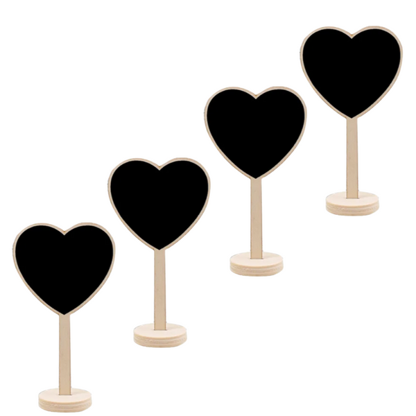 Set De 4 Mini Pizarras Para Decoración