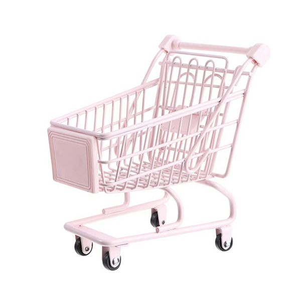 Mini Carrito de Compras de Supermercado para Muñecas