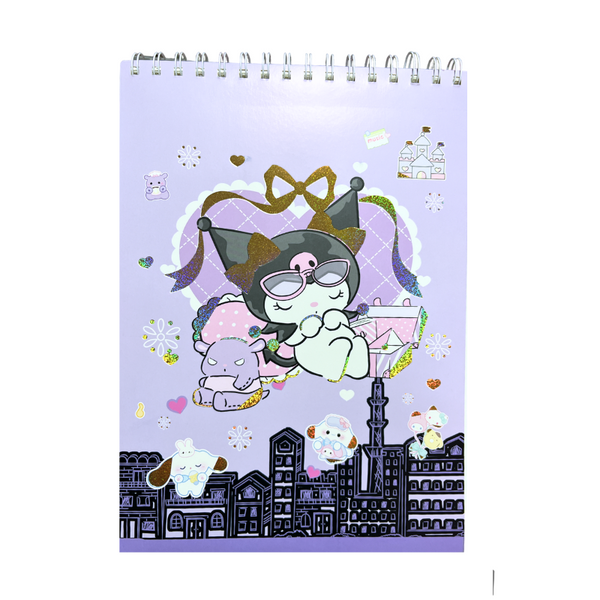 Croquera Block De Dibujo A4 Kuromi / My Melody / Cinnamoroll