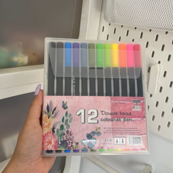 Croquera A4 Diseño Capybara + Set De Plumones Y Lápices Gel