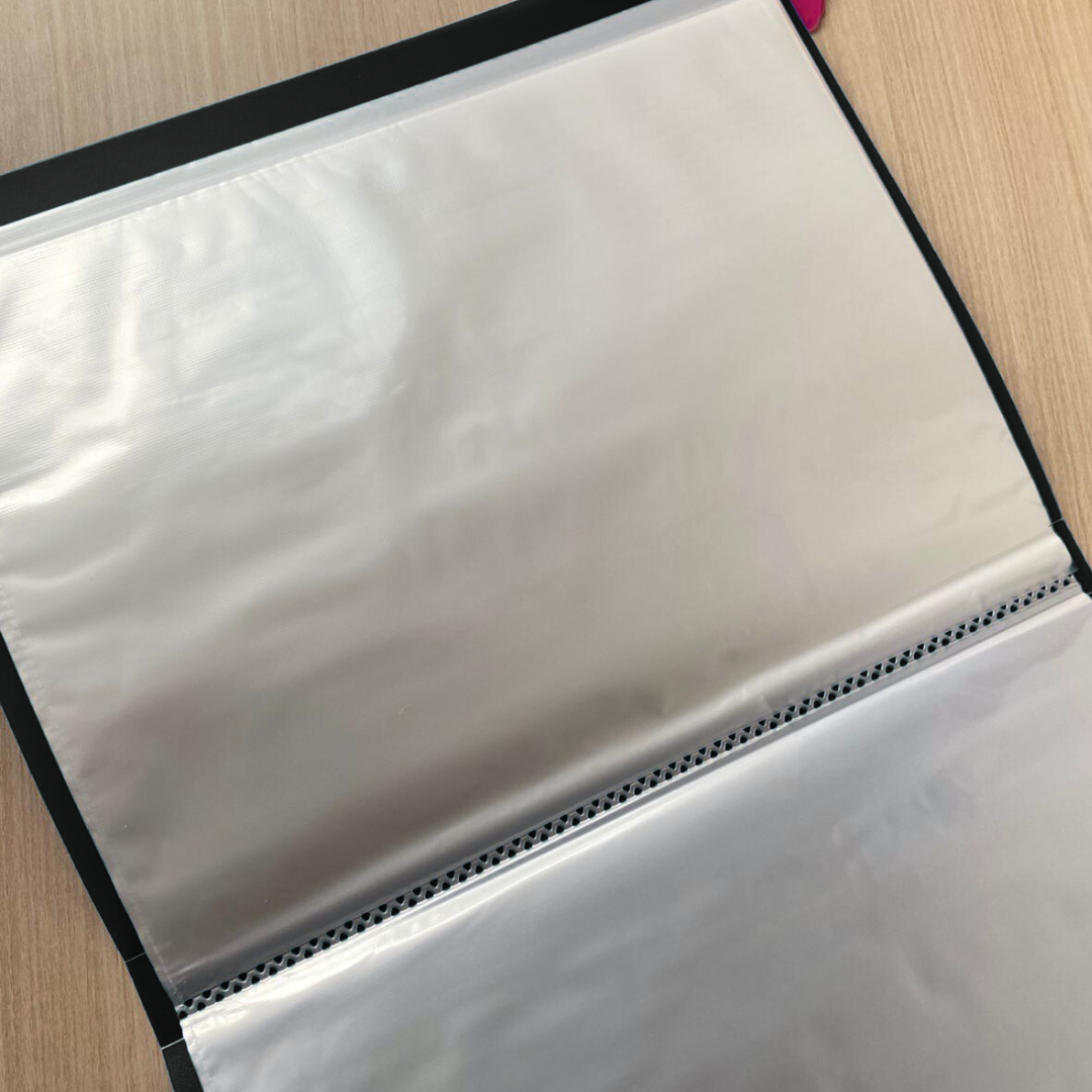 Carpeta Archivadora Pvc 20 Fundas Transparentes Tamaño A4