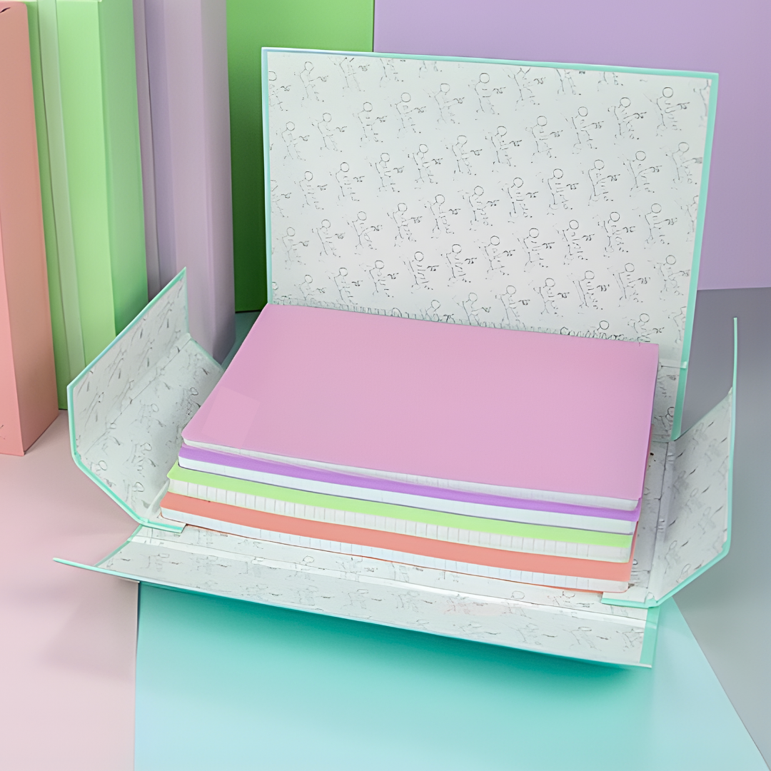 Carpeta Archivadora Porta Documentos Con Elástico Lomo 7cm