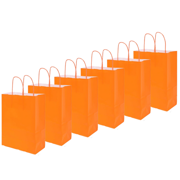 Bolsas De Papel Regalo Kraft Con Manilla Pack 12