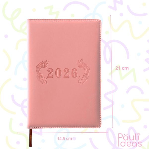 Agenda A5 Colores Pastel Diseño Kawaii 2026