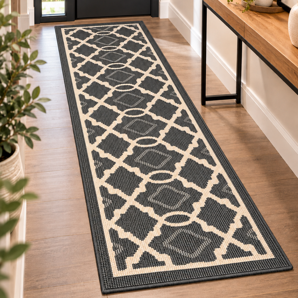 Alfombra Decorativa Antideslizante 180x60Cm Para Pasillo