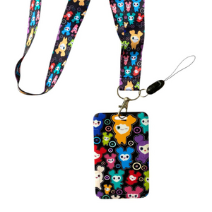 Lanyard Cinta Colgante + Portacredencial Tierno Kawaii