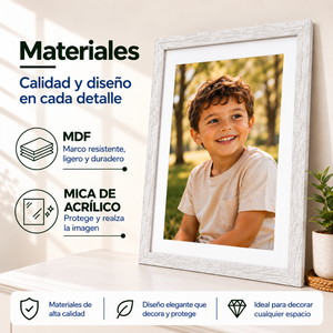 Marco Para Foto Cuadro Decorativo 60x80 Cm Portarretrato