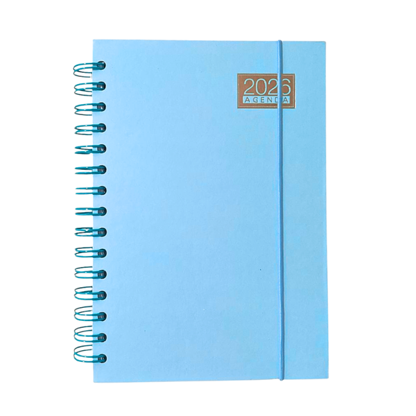 Agenda A5 Colores Pastel Diseño Kawaii 2026