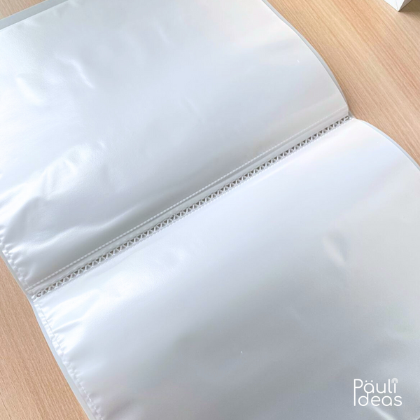 Carpeta Archivadora Color Pastel 20 Fundas Transparentes A4