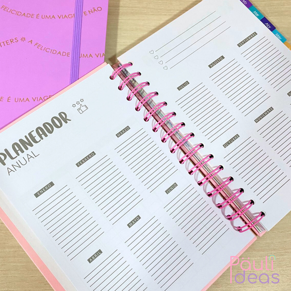 Agenda 2026 Planner Con Separadores Tamaño A5 21cm X 14,5cm