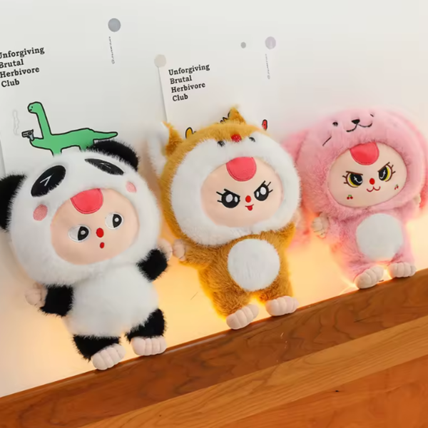 Peluche Baby Three Animalitos Con Disfraz Adorable 30 Cm