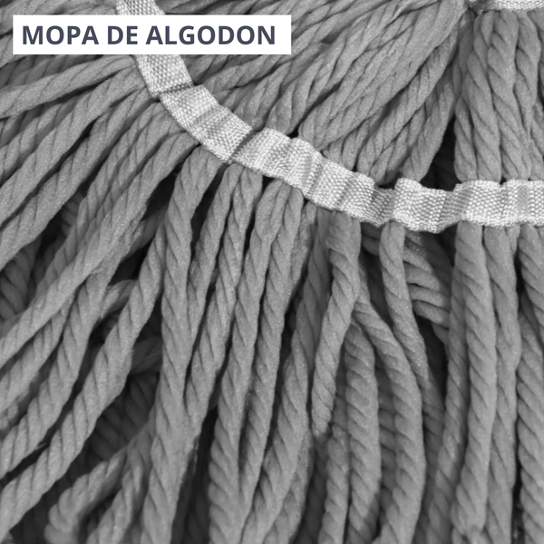 Trapeador Con Exprimidor Automático Para Limpieza