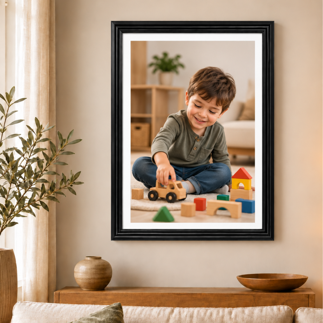 Marco Para Fotos 50x60 Cm Cuadro Portarretrato MDF Pared