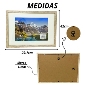 Marco Para Foto A3 29.7x42 Cm Cuadro Portarretrato