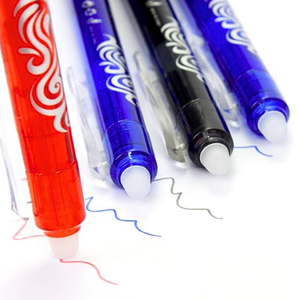 Lápices Borrables Tinta Gel Azul, Negro Y Rojo Set De 4