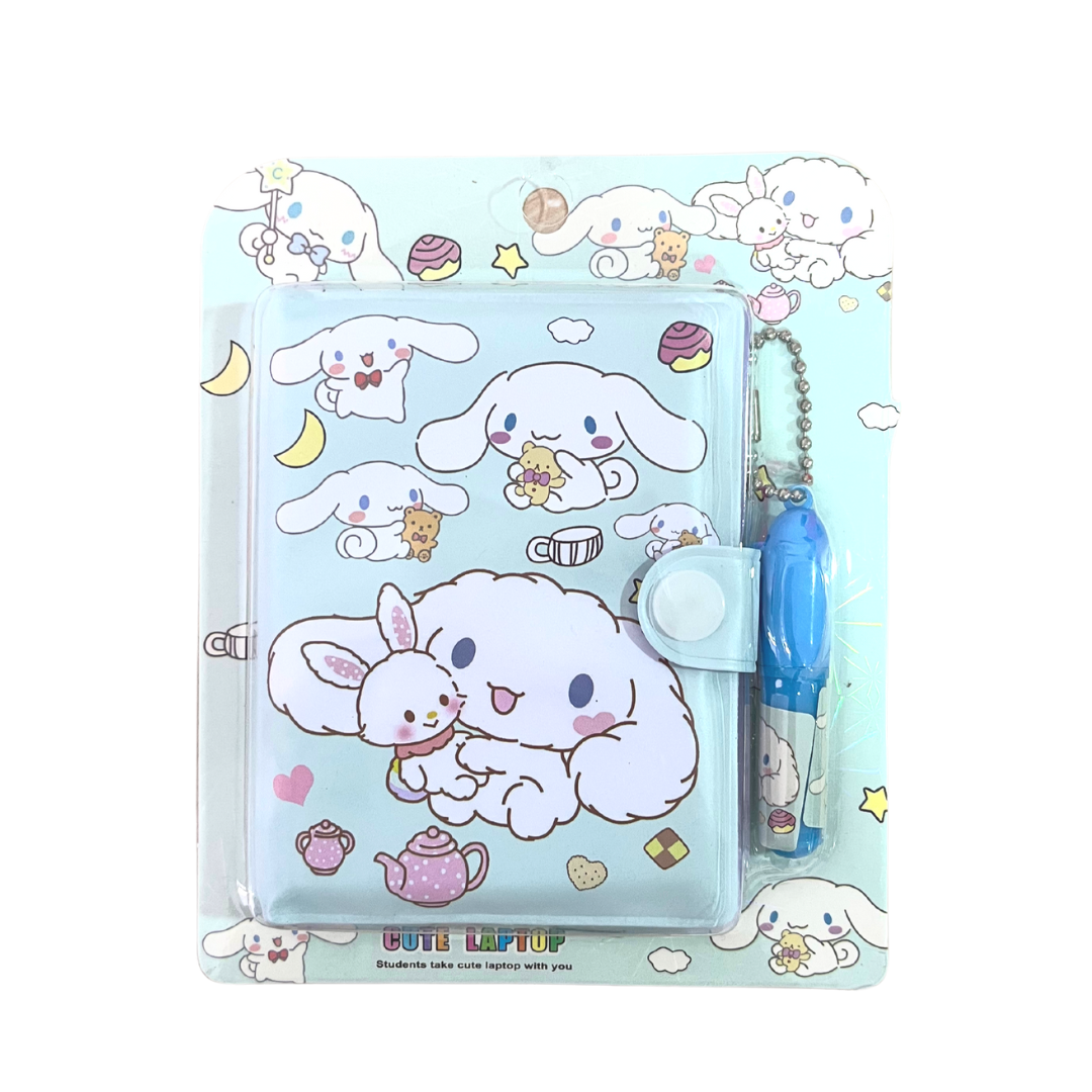 Mini Libreta de Bolsillo Con Lápiz Personajes Sanrio