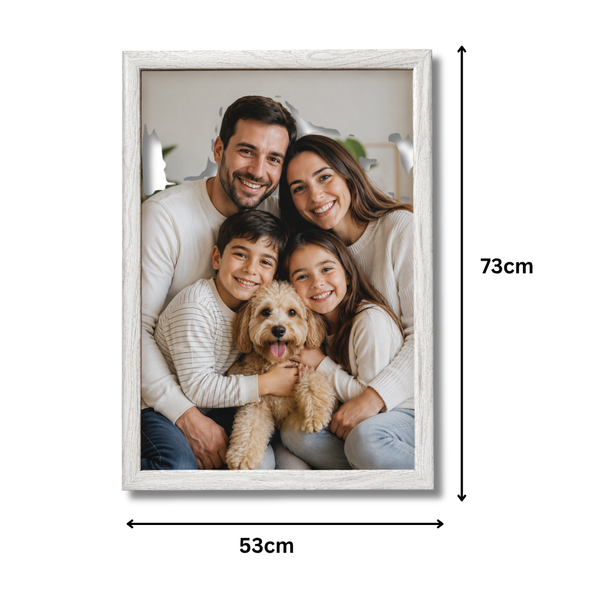 Marco Para Foto 50x70 Cm Cuadro Portarretrato Decorativo