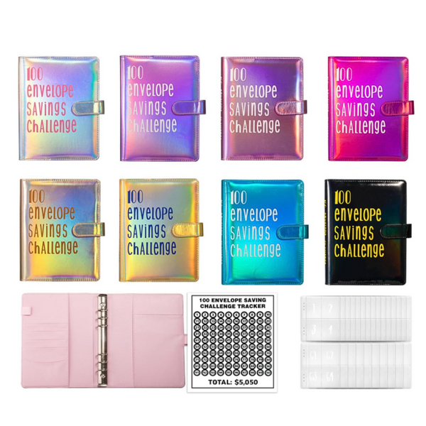Carpeta Ahorro Dinero Organizadora 100 Sobres