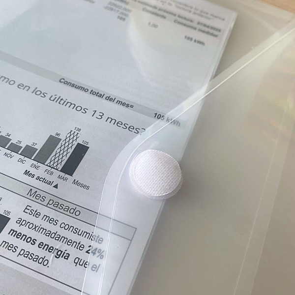 Carpeta Archivadora A4 Con 20 Fundas Y 1 Sobre Transparente