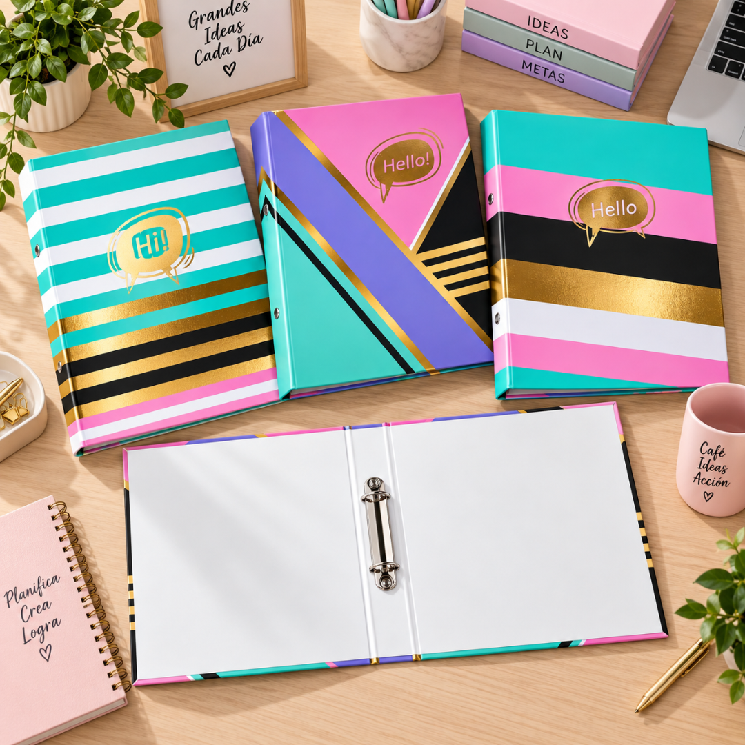 Archivador A4 Binder Carpeta Organizadora De 2 Anillos