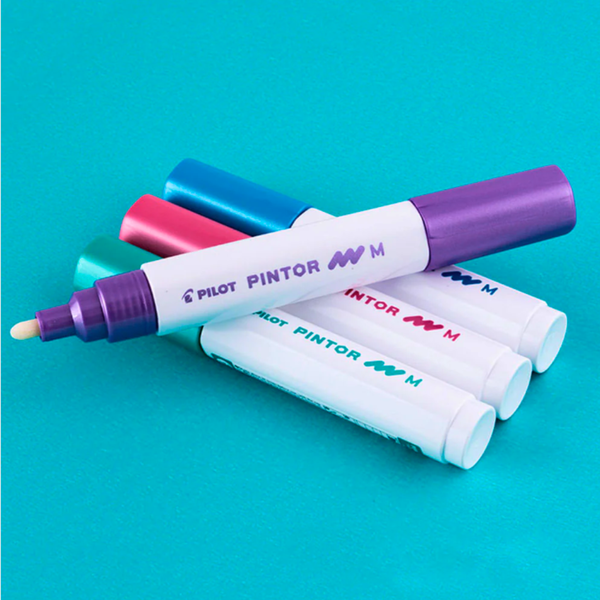 Plumones Acrílicos Marcadores Pintor Pilot Punta 4,5mm 4uni
