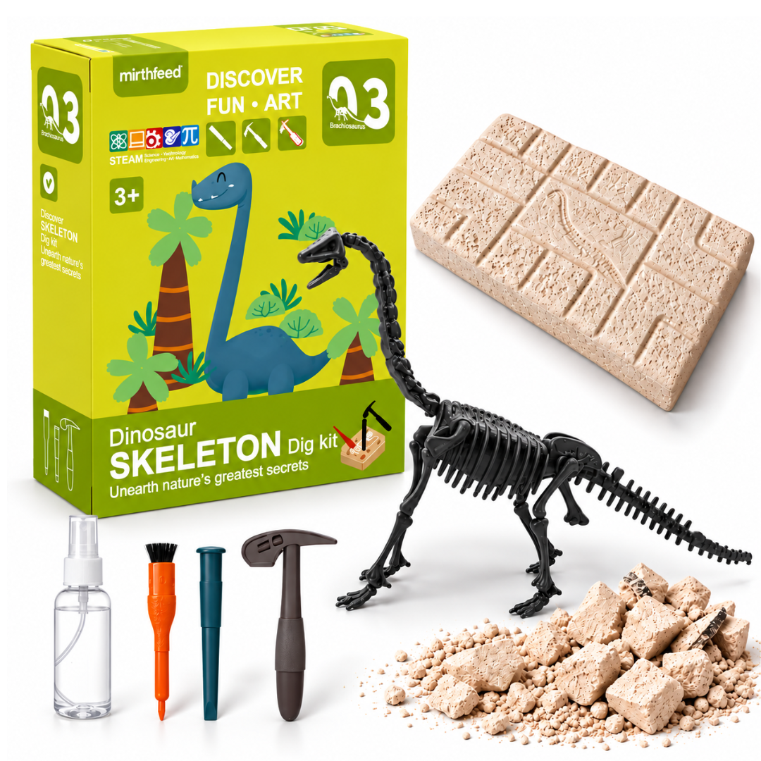 Juego De Arqueología Esqueleto Dinosaurio Fósil Para Niños