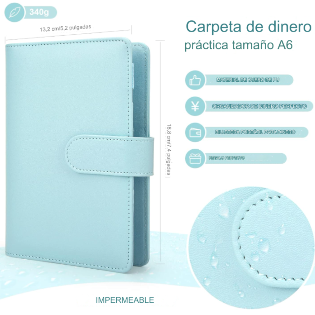 Budget Binder Carpeta Organizadora A6 De Dinero Para Ahorro