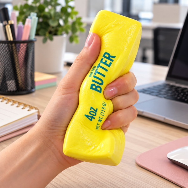 Juguete Squishy Antiestrés Mantequilla Butter Set 4 Unidades