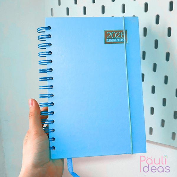 Agenda A5 Colores Pastel Diseño Kawaii 2026