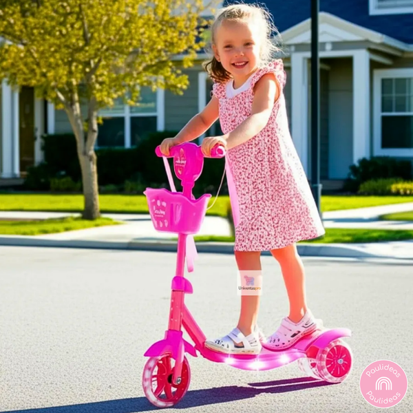 Monopatín Scooter De 3 Ruedas Con Luces Y Sonidos