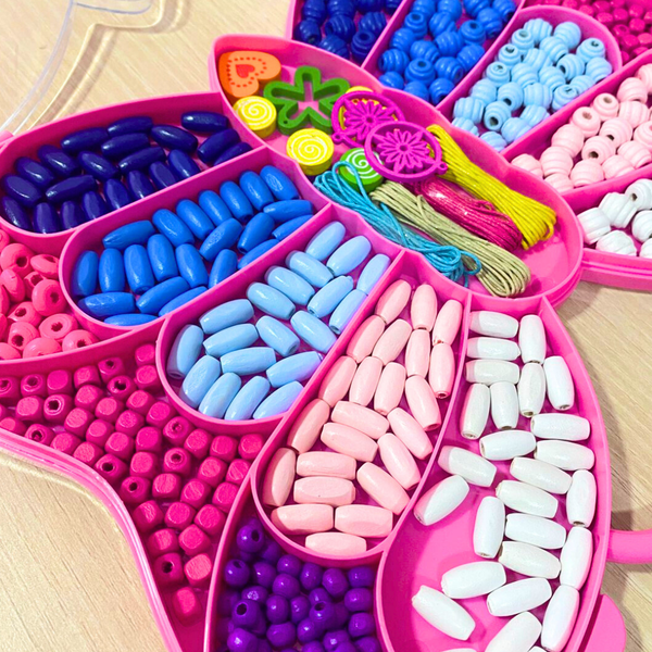 Juguete Kit Para Hacer Pulseras Y Collares Set Manualidades
