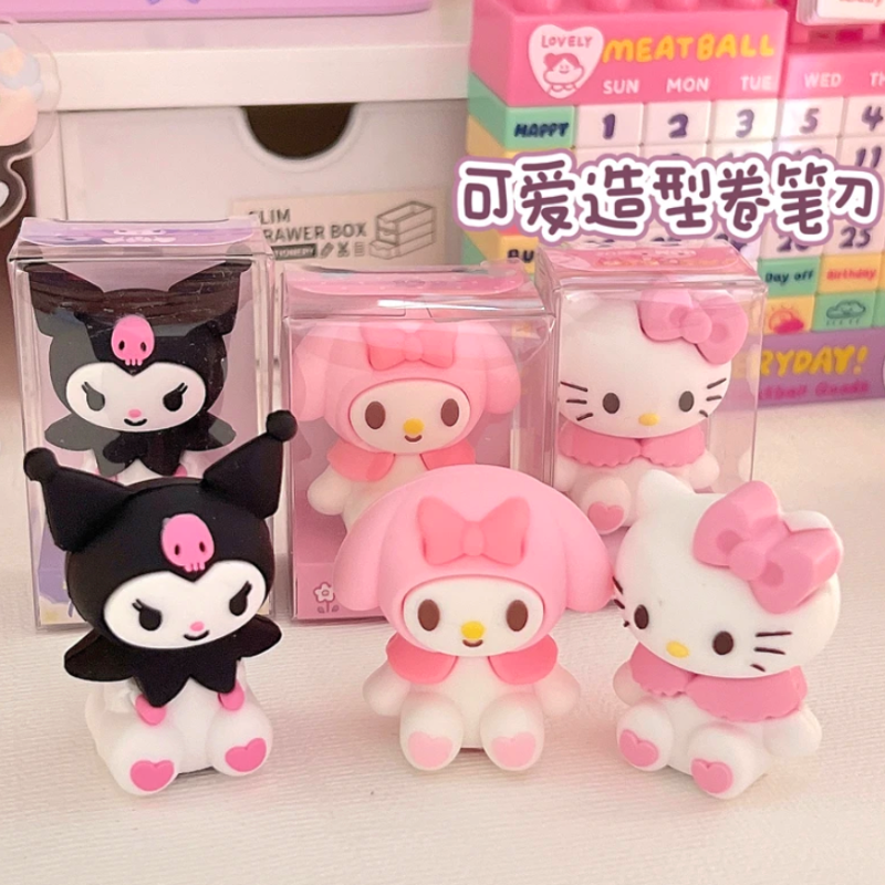 Sacapunta Escolar Para Niños Kawaii Tiernos