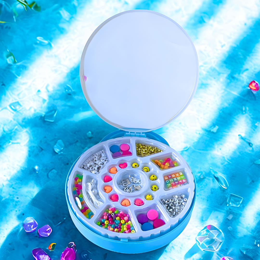 Kit Maleta Para Hacer Pulseras Y Collares Manualidades Niñas