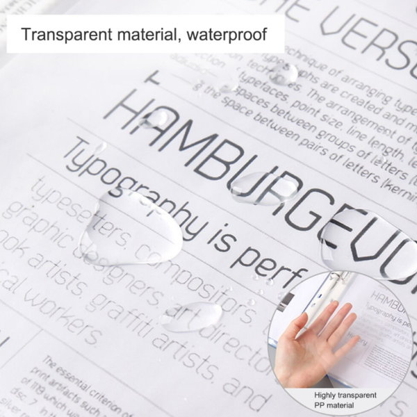 Carpeta Archivadora Color Pastel 10 Fundas Transparentes A4