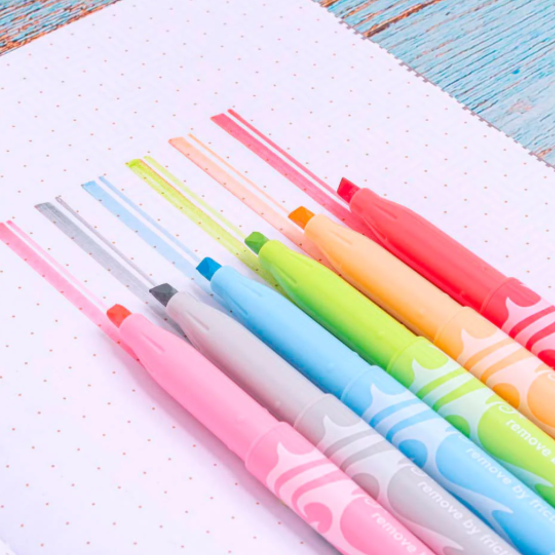 Set 6 Destacadores Pilot Frixion Light Punta Biselada