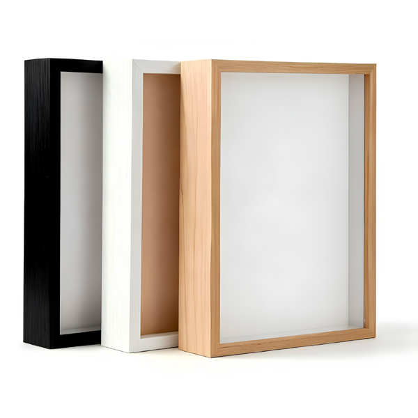 Marco Shadow Box Para Foto 30x40 Cm Profundidad 3 Cm Madera
