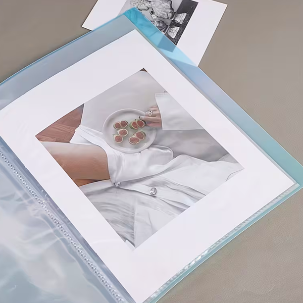 Carpeta Archivadora A4 Con 40 Fundas Transparentes