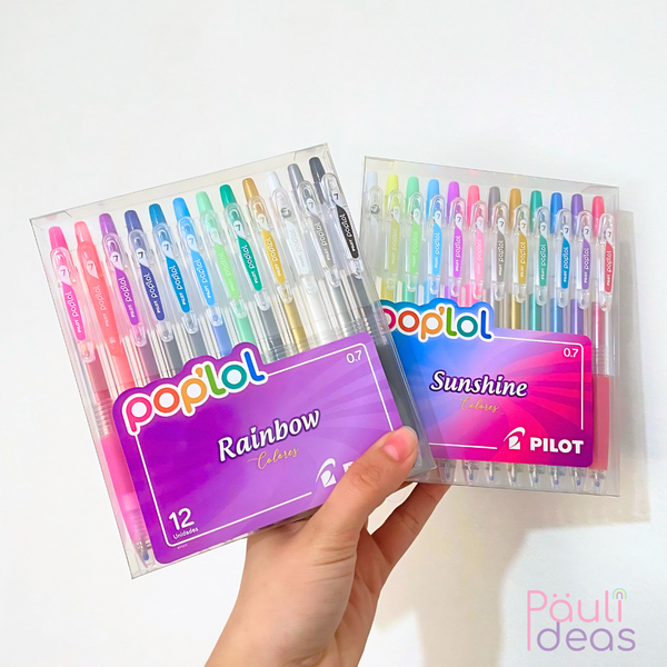 Lápices Tinta Gel 0.7mm Pilot Pop'lol Set De 12