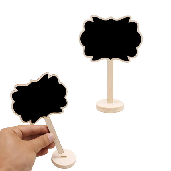 Set De 4 Mini Pizarras Para Decoración