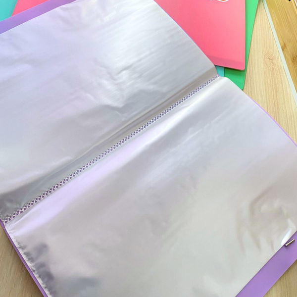 Carpeta Archivadora Tamaño Oficio Con 20 Fundas Transparente