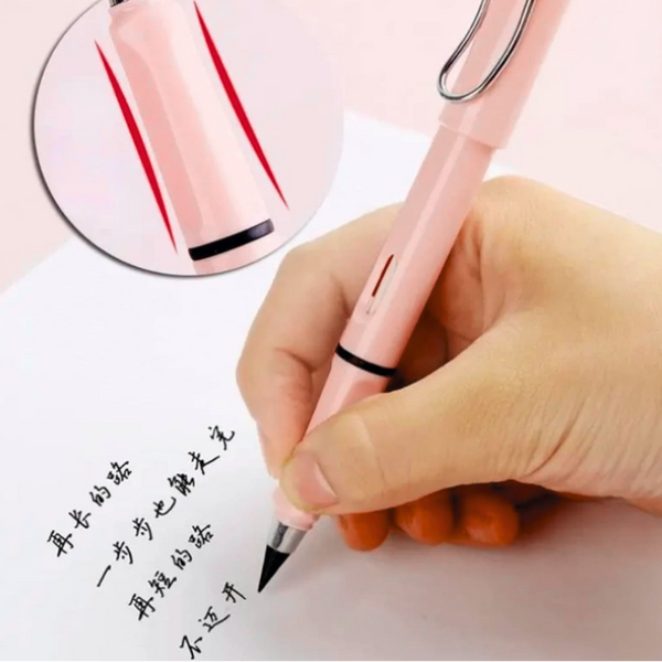 Set 3 Lápices Eterno Infinito Grafito Con Repuesto Y Goma