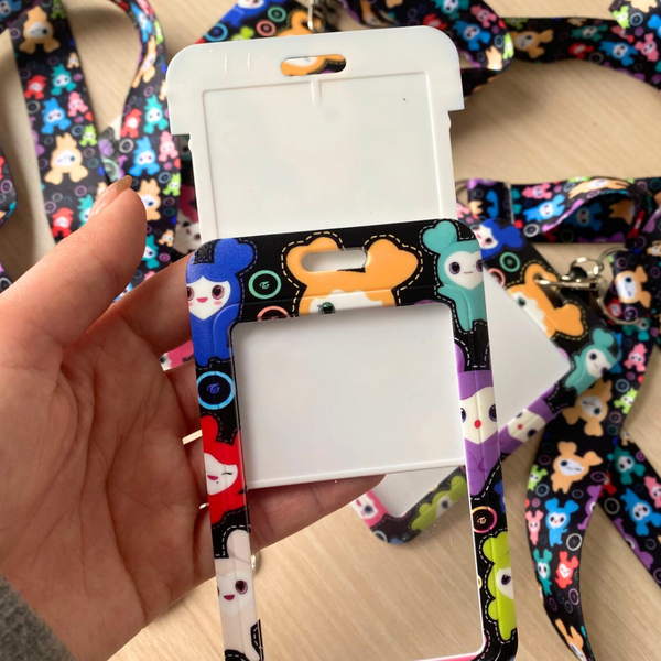 Lanyard Cinta Colgante + Portacredencial Tierno Kawaii