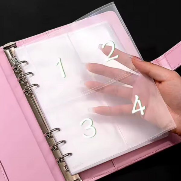 Carpeta Ahorro Dinero Organizadora 100 Sobres