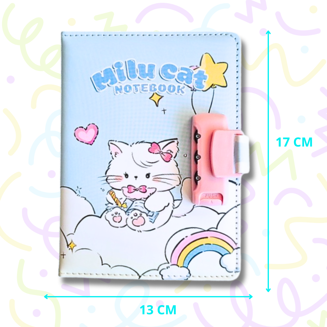Cuaderno Diario De Vida Con Clave Kawaii