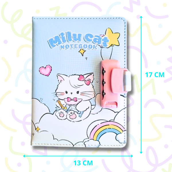 Cuaderno Diario De Vida Con Clave Kawaii