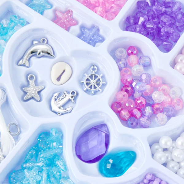 Kit Maleta Para Hacer Pulseras Y Collares Manualidades Niñas